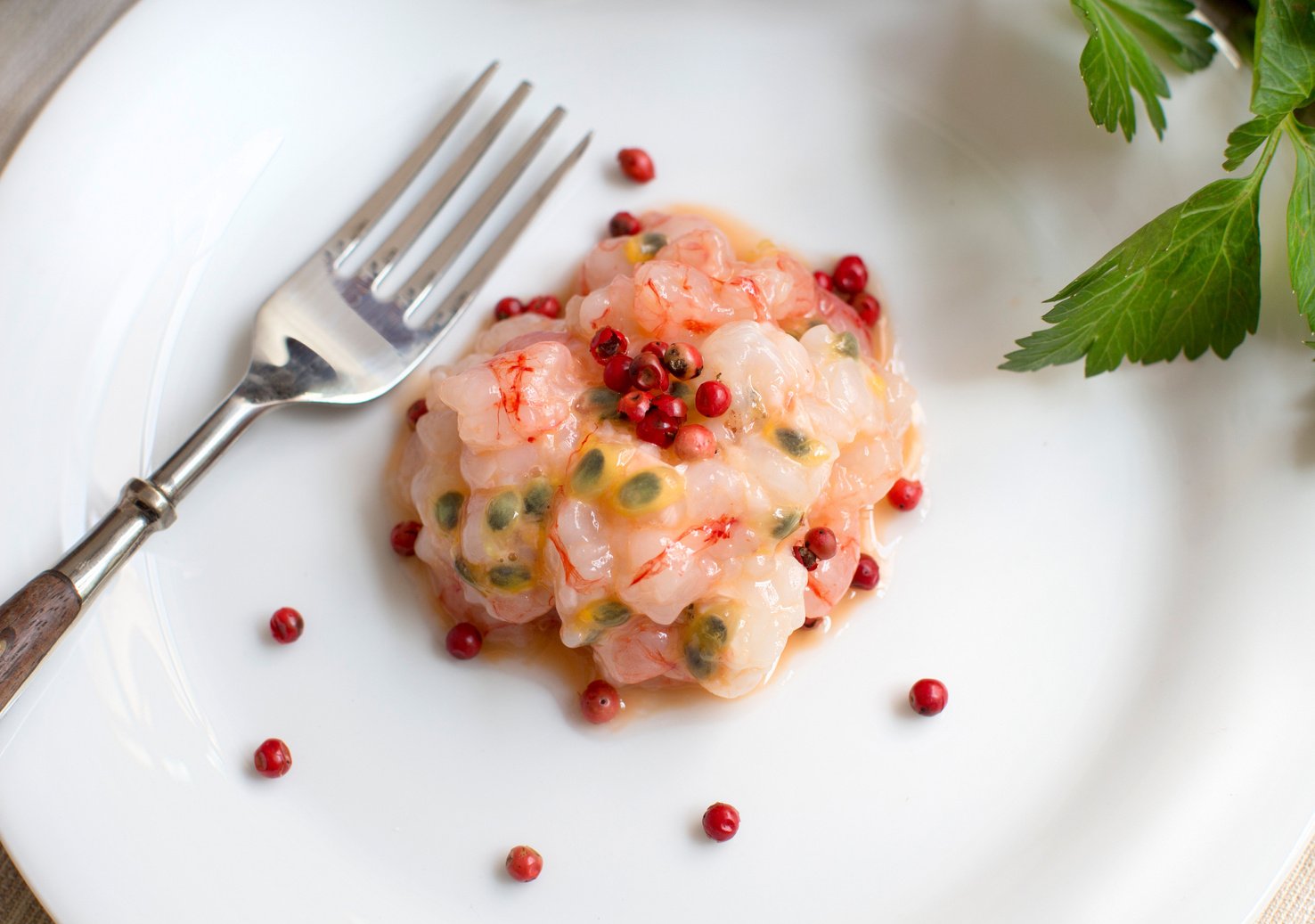 Raw Shrimps Tartare 